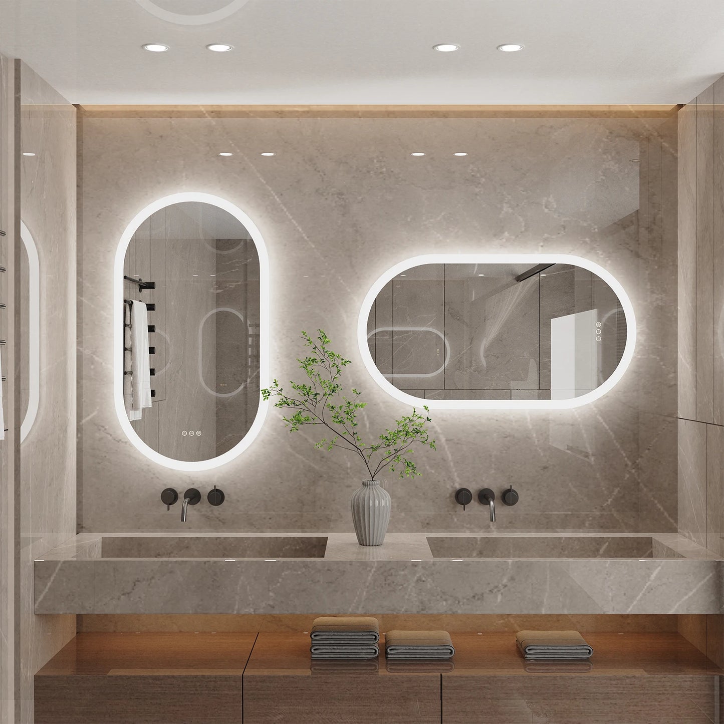 Vanity Mirror for Wall Mounted Back Lighted Mirror with Lights