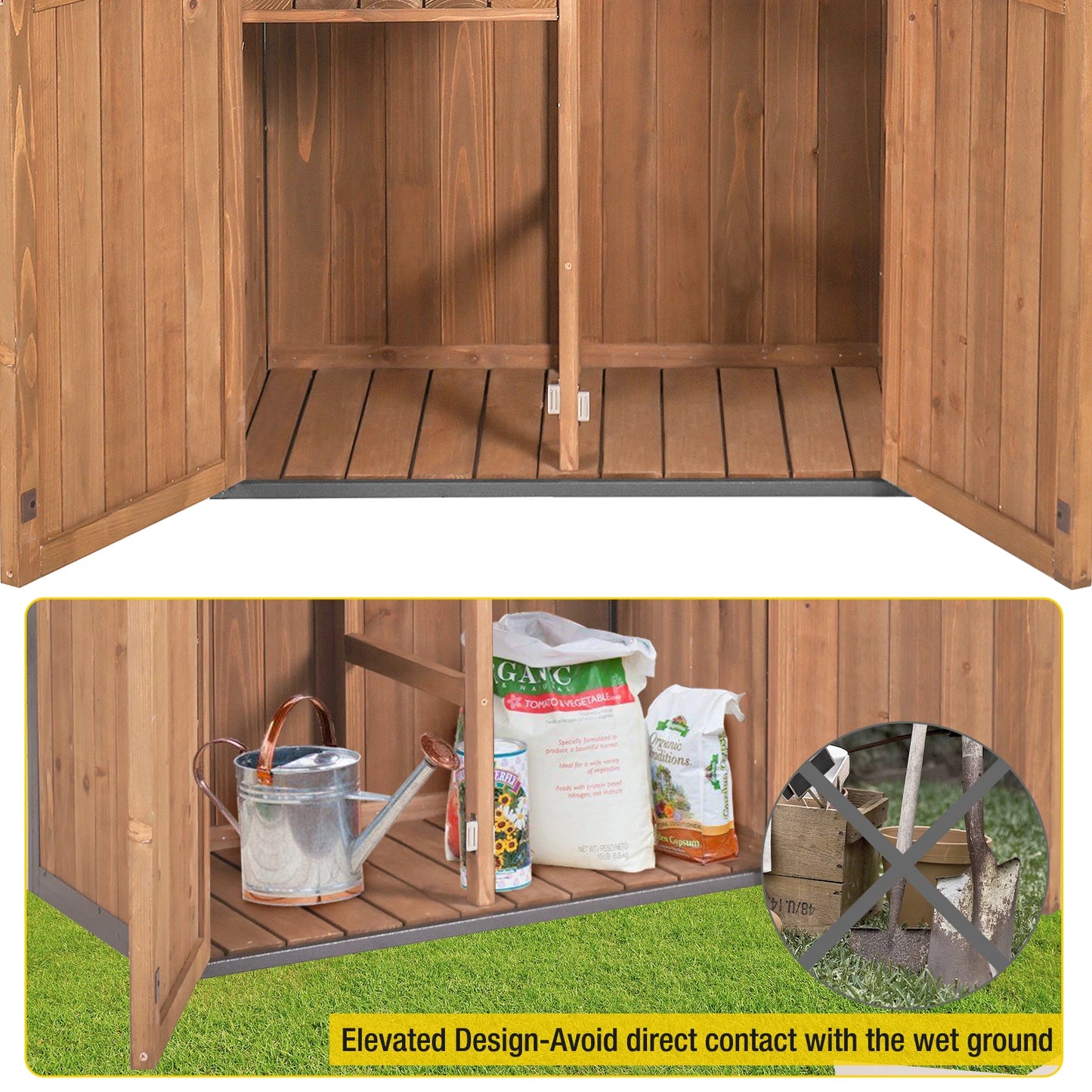 Outdoor Storage Shed Cabinet