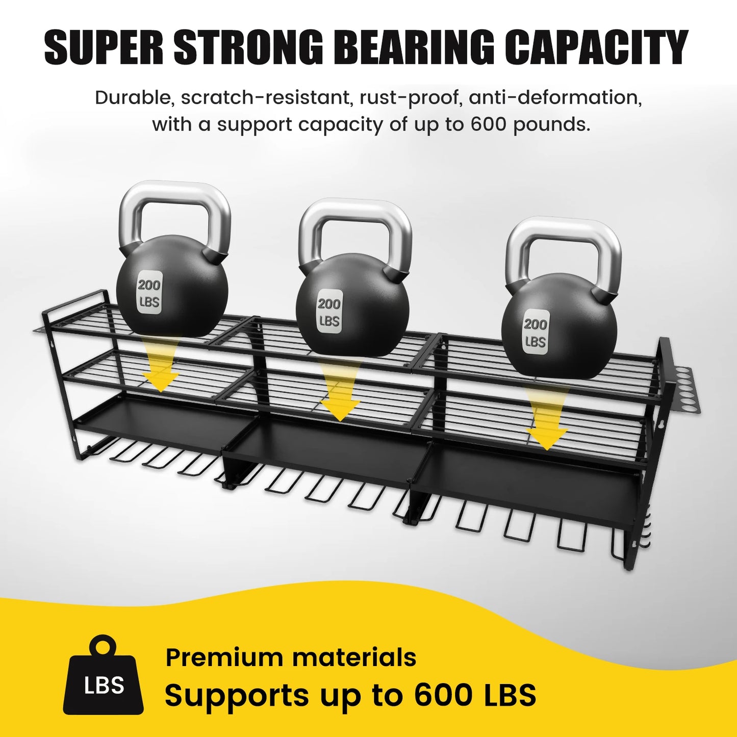 Heavy-Duty Large Tool Storage Rack