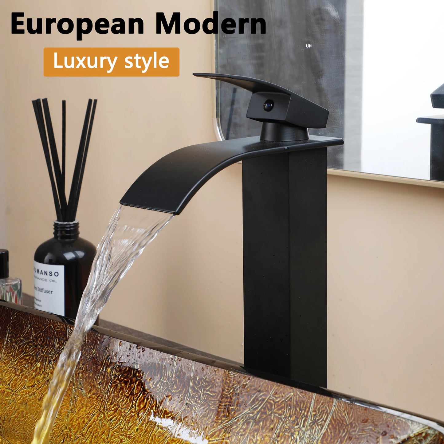 Big Tempered Glass Basin Sink