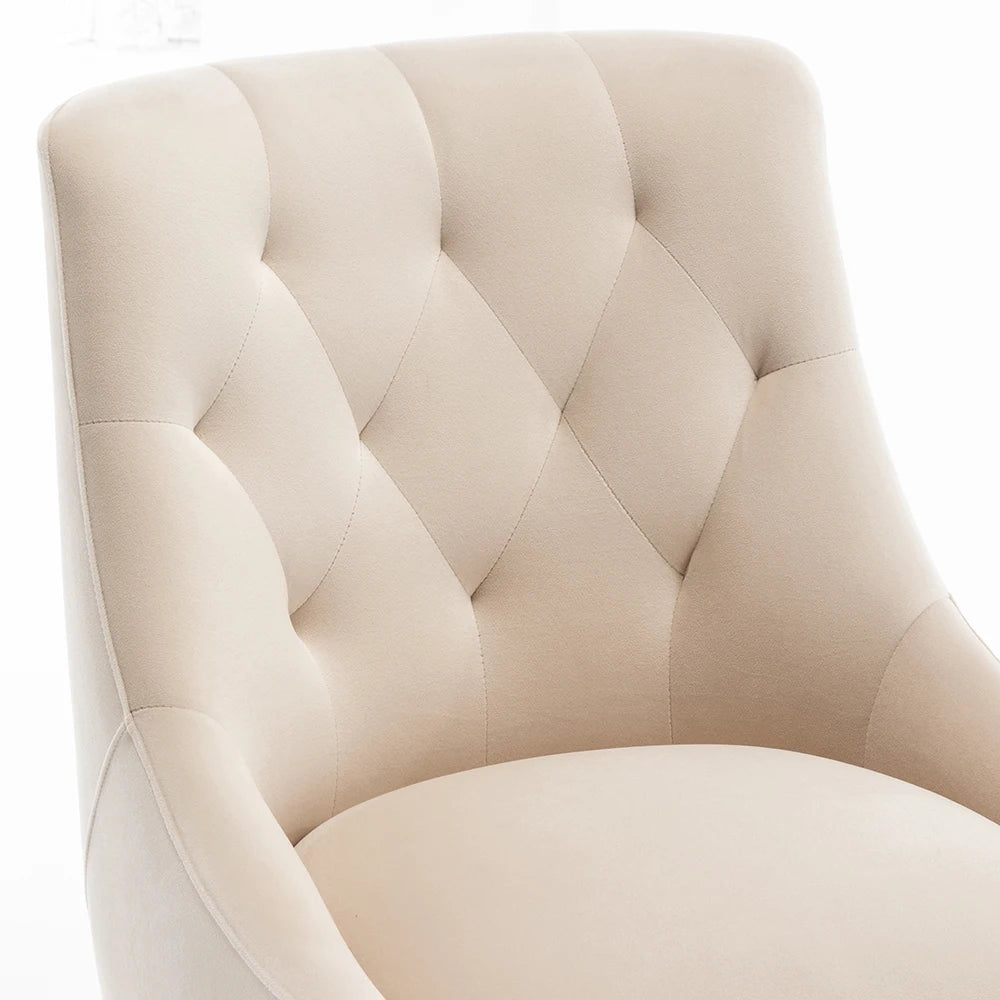Modern Upholstered Accent Velvet Dining Chairs (Chairs Only)