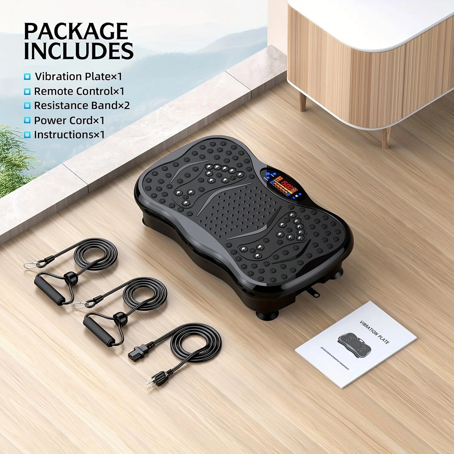 Magnetic Vibration Plate Exercise Machine