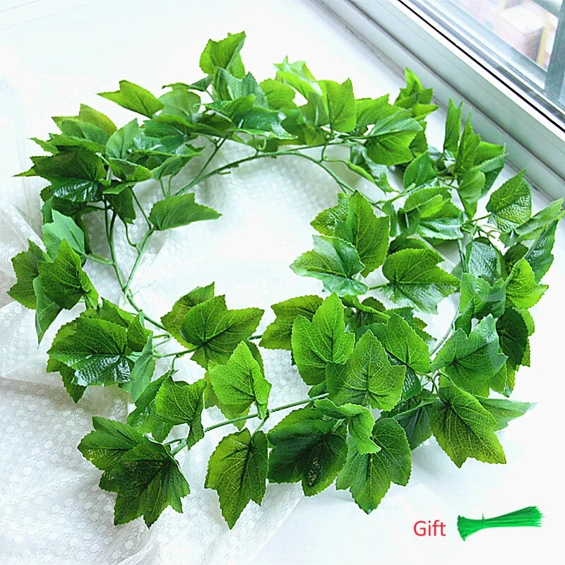 Artificial Green Silk Ivy Hanging Vines