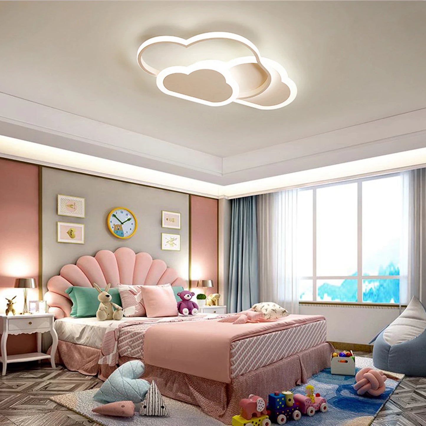 Modern Acrylic LED Creative Cloud Ceiling Light
