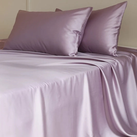 Silky Bedding Set Luxury Fitted Sheet
