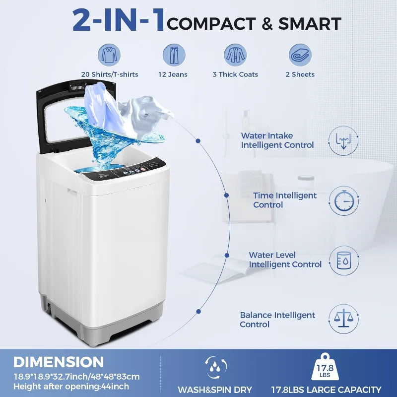 Compact Laundry Washer and Dryer Combo