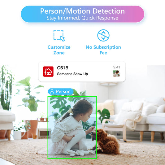 Indoor Pan/Tilt Smart Security Camera