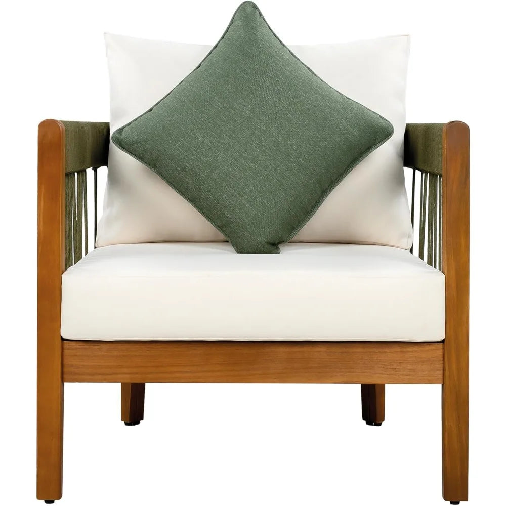 Accent Acacia Wood Chairs Set