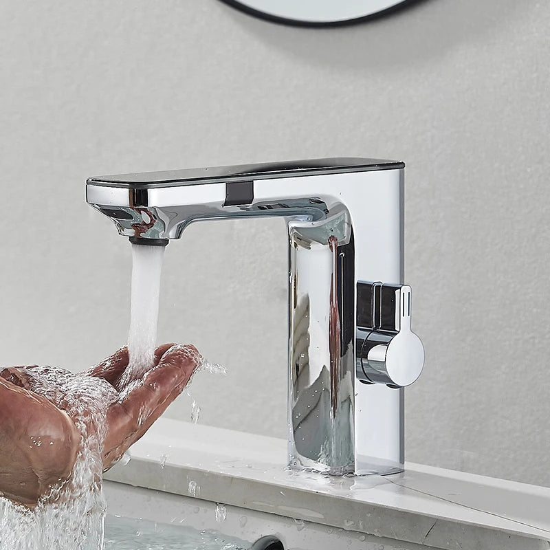 Smart Sensor Basin Faucet Digital Display Screen