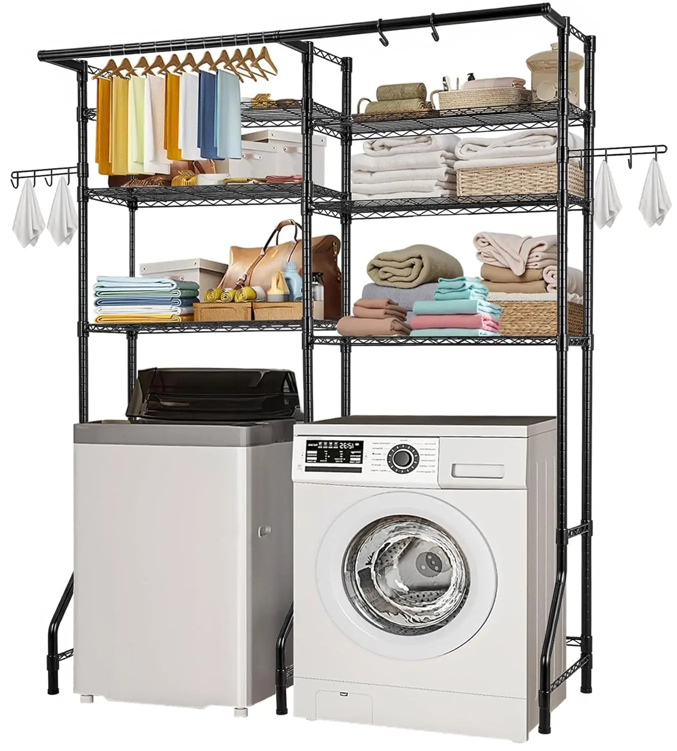 Over Washer and Dryer Storage Shelves
