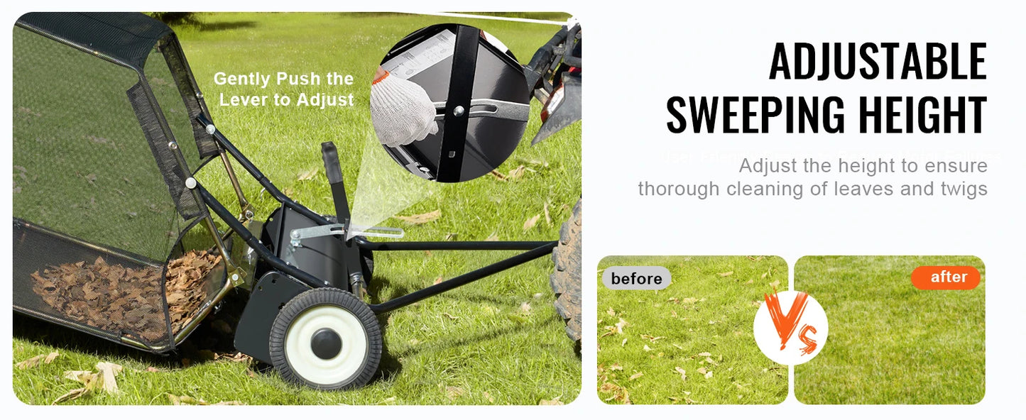 Heavy Duty Leaf Grass Collector Adjustable Height