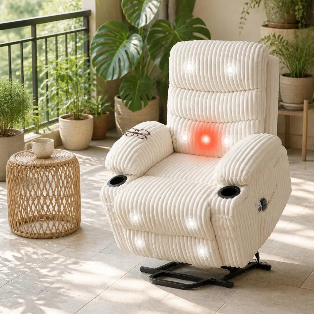 Modern Manual Power Single Recliner