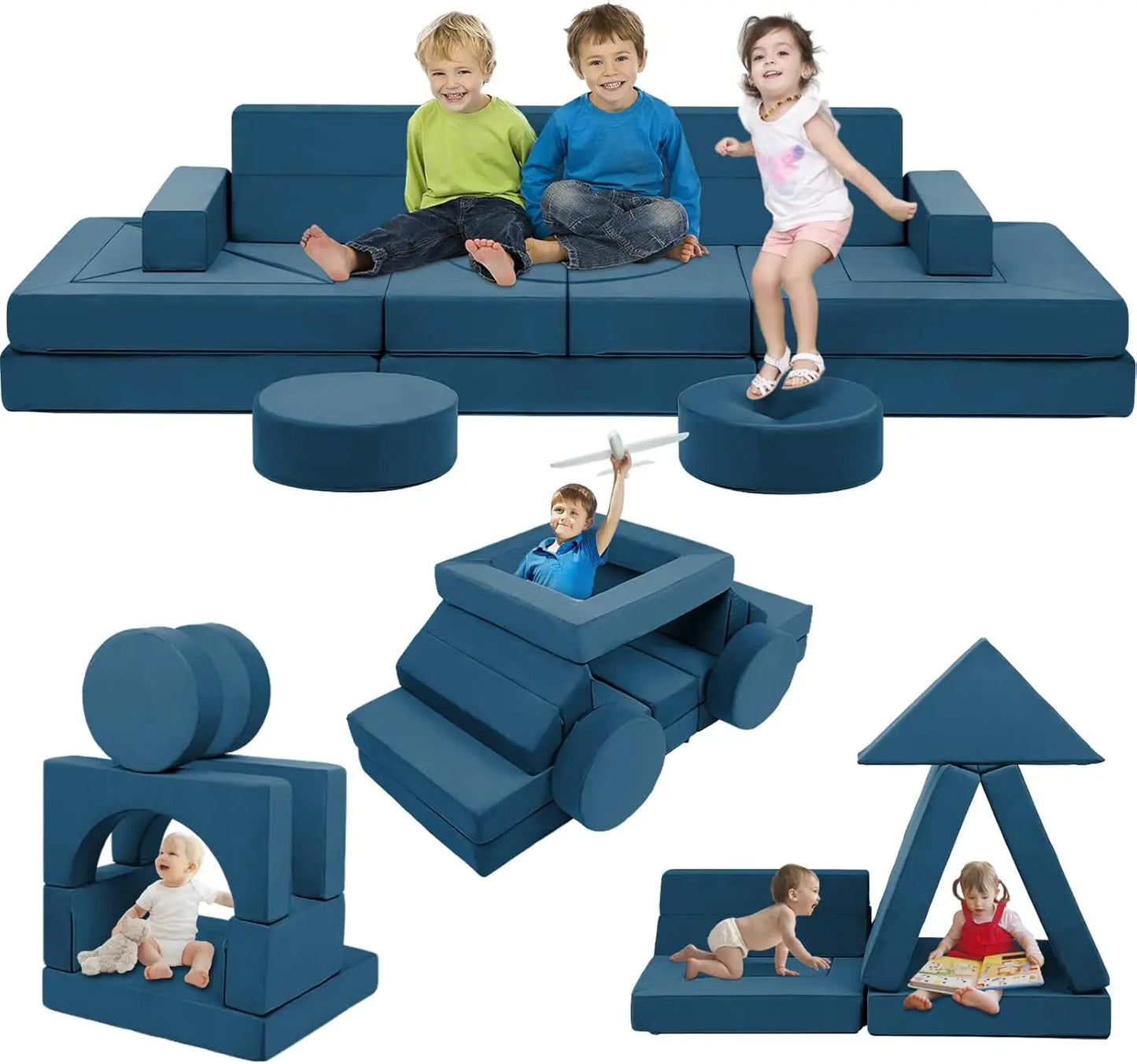 Kids Couch for Playroom - Inspiring Child