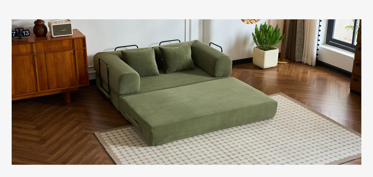 Boneless Couch Foldable Convertible Futon Sleeper Sofa Bed