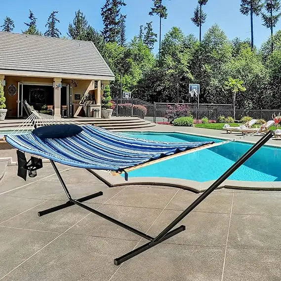 Double Hammock with Stand