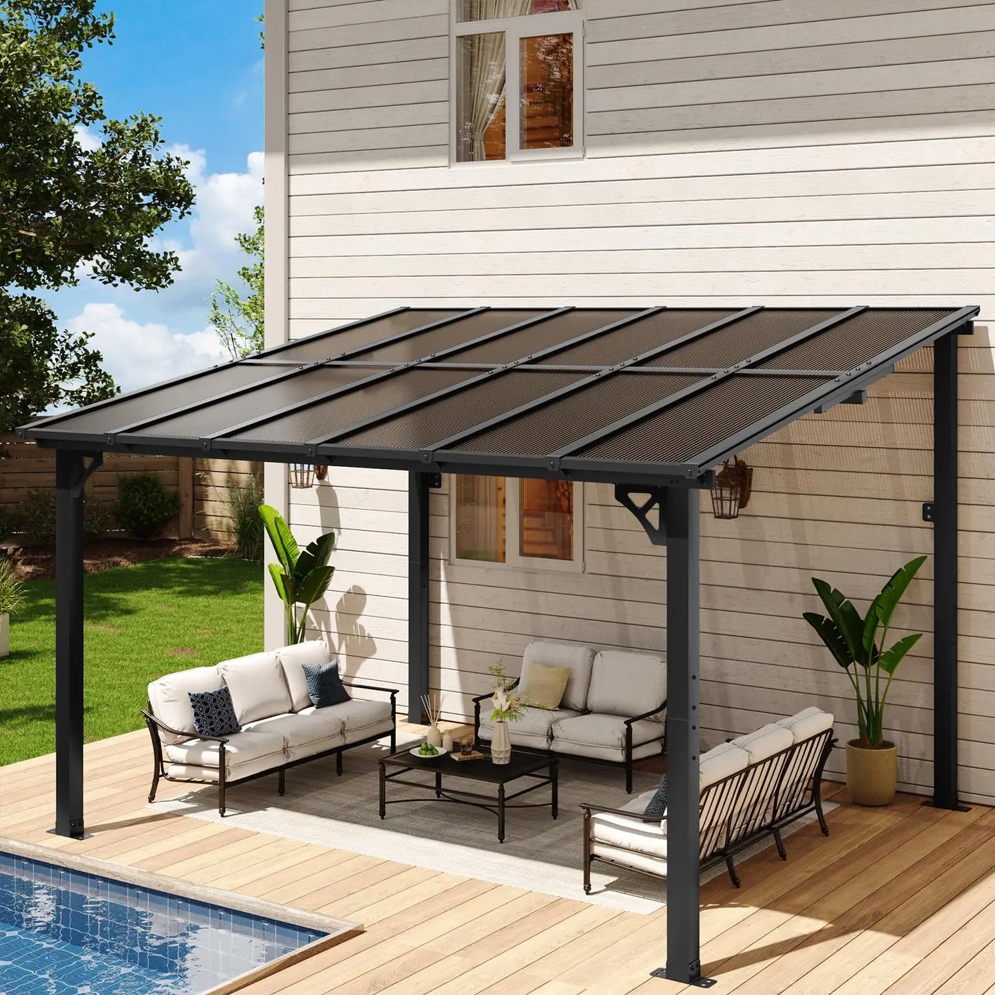 Heavy Duty Mounted Gazebos Pergola