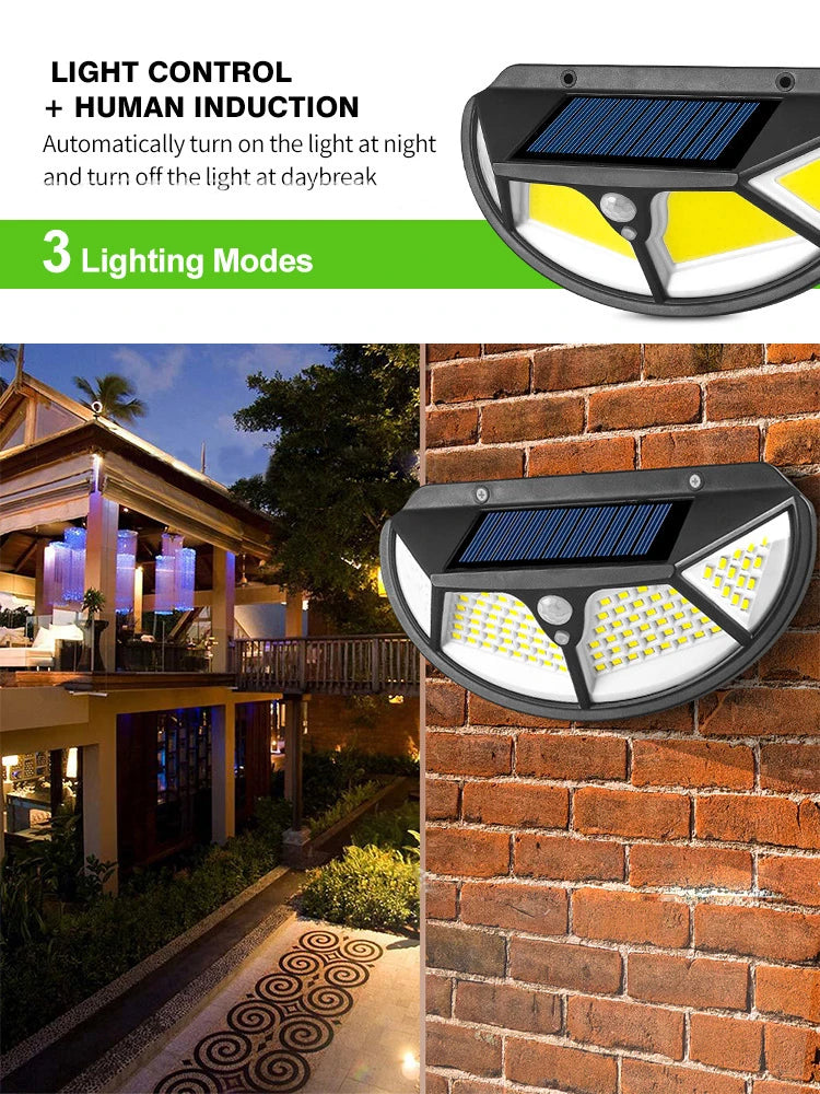 Solar street light Four-Sided Light Body
