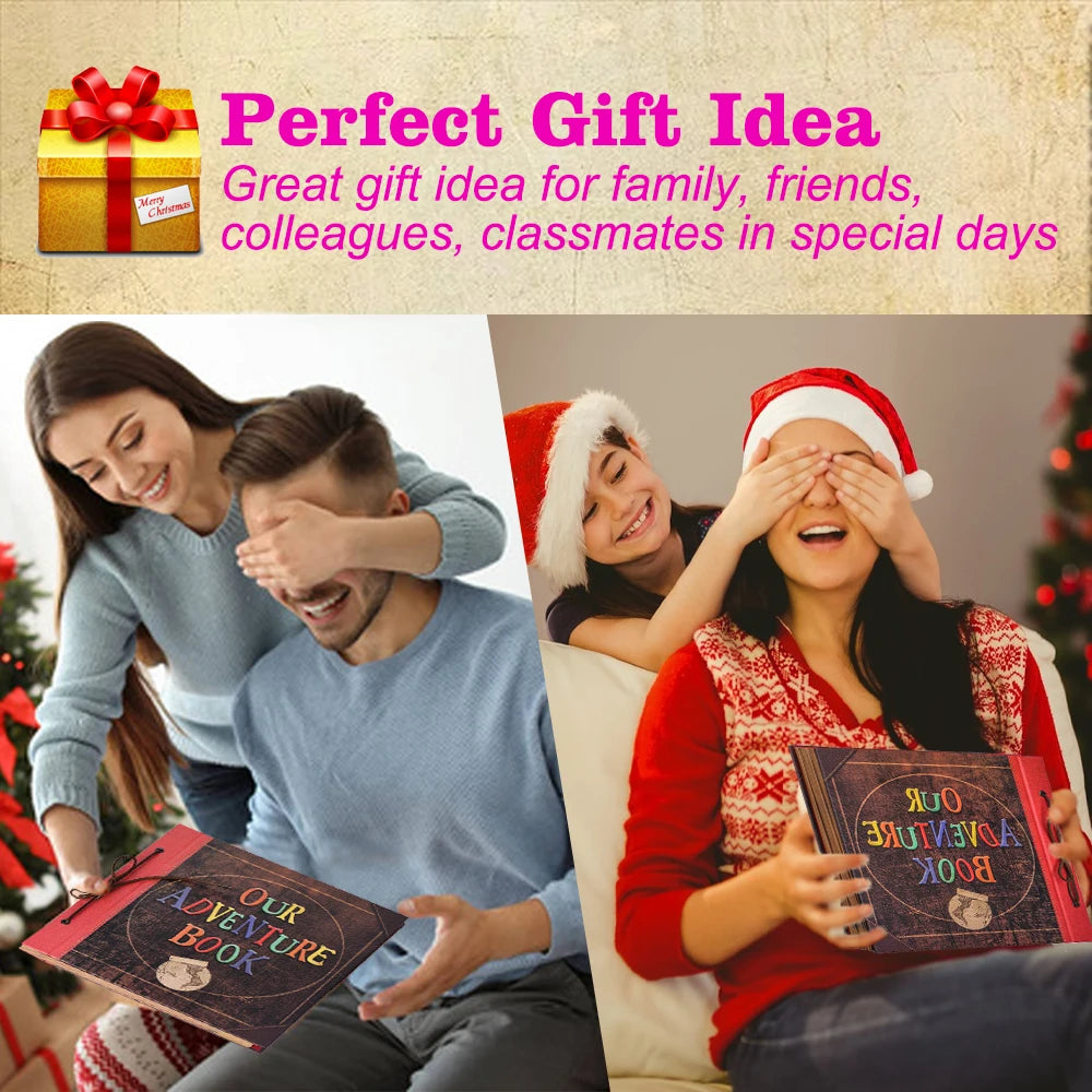 Vintage DIY Handmade Photo Album Scrapbook