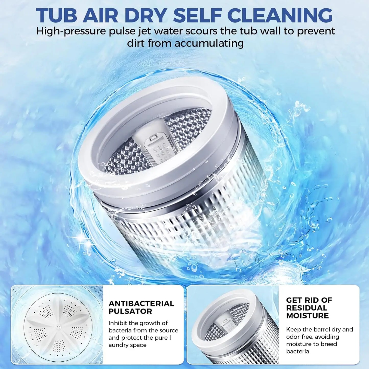 Compact Laundry Washer and Dryer Combo