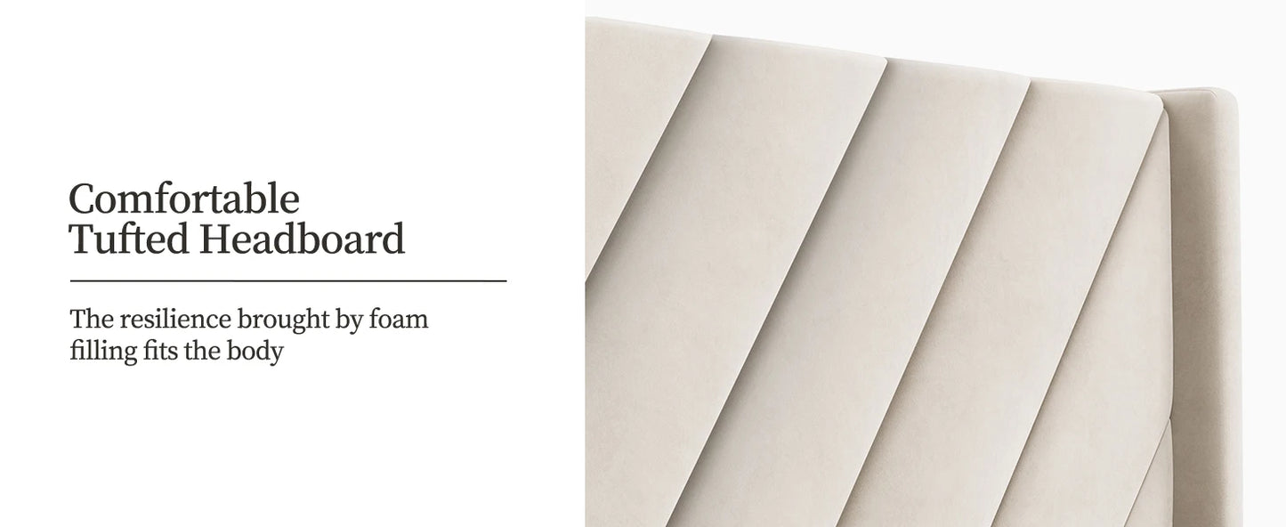 Bed Frame Upholstered Platform