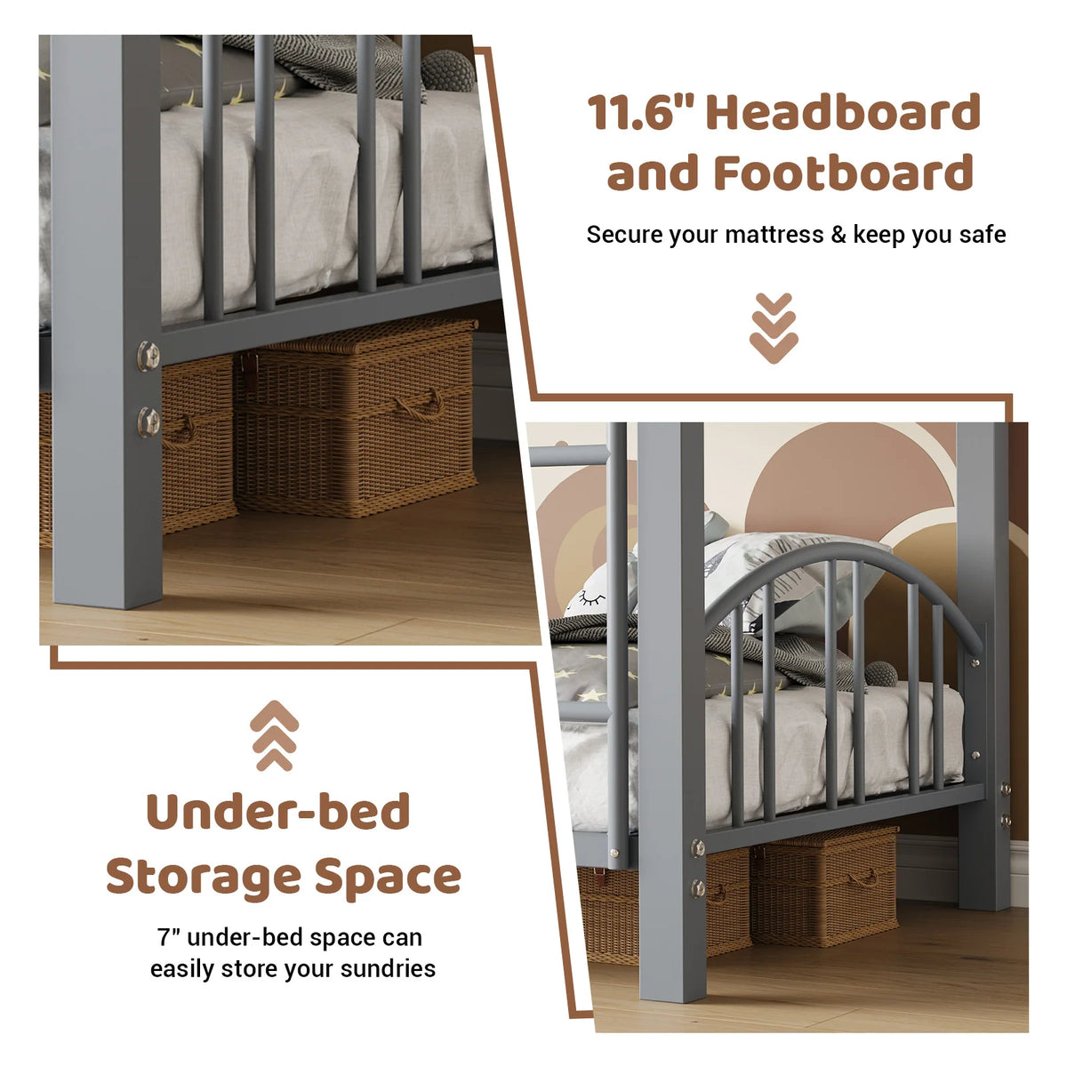 Space-Saving Heavy Duty Bunk Bed