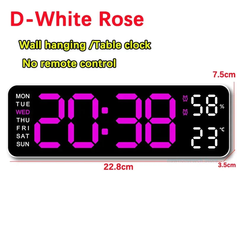 Decoration Remote Control Clock