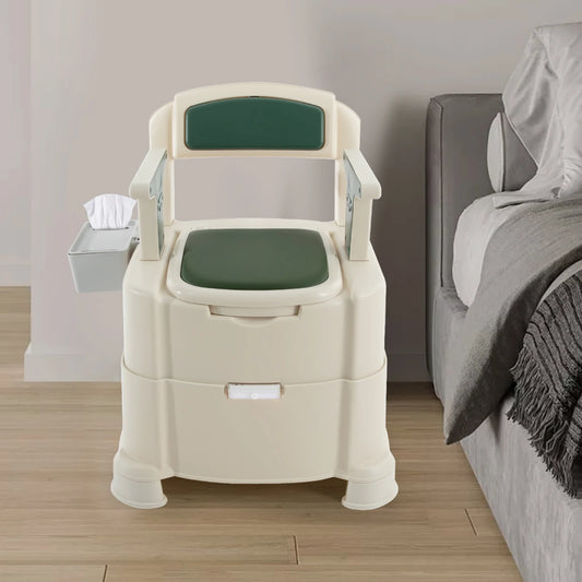 Bedside Commode With Sensor Night Light