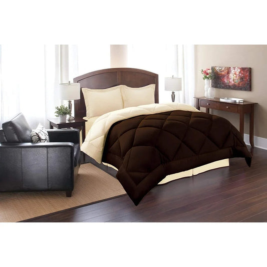 Diamond Stitched Comforter Set
