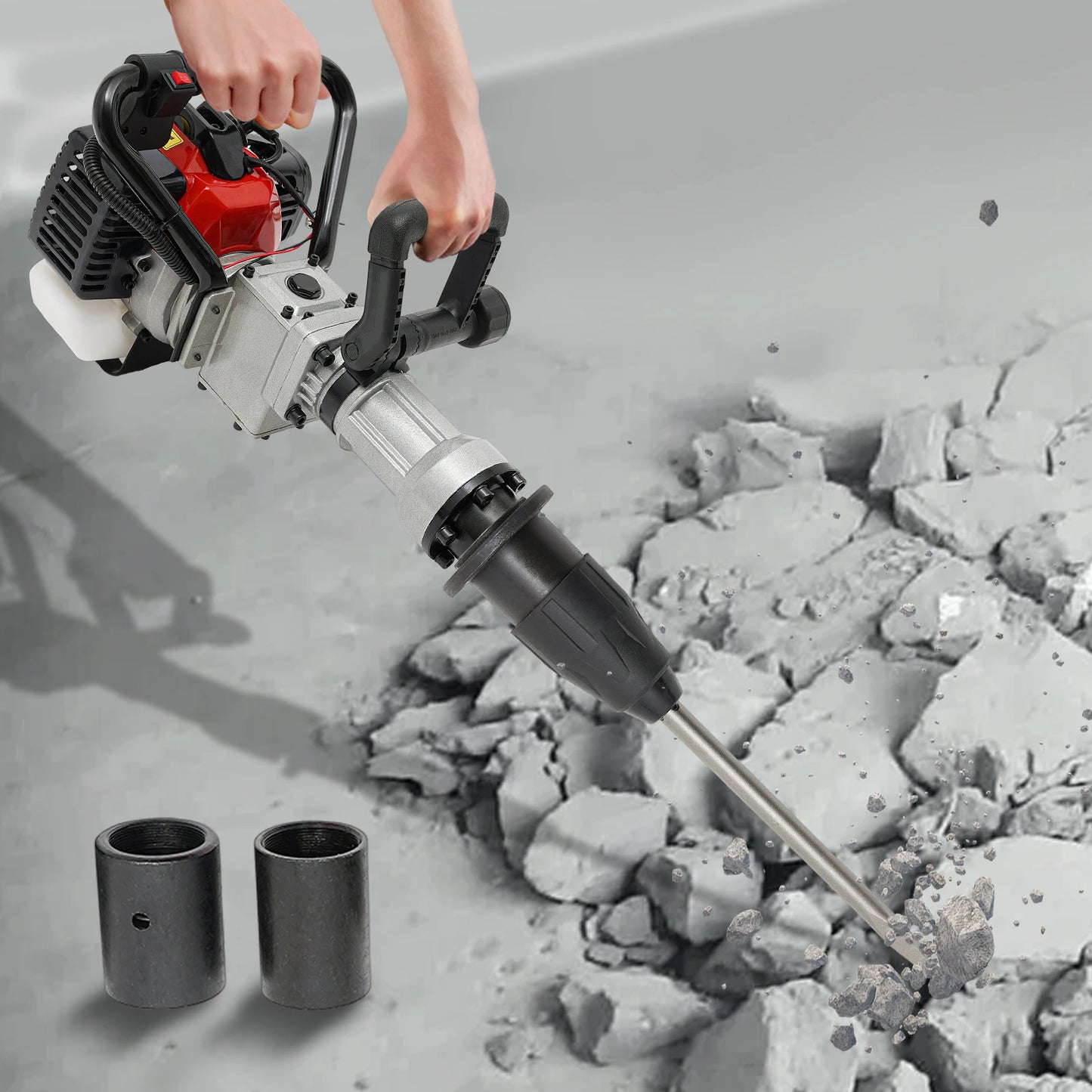 Gas-Powered Post Driver Speed Single Cylinder Gasoline Piling Engine