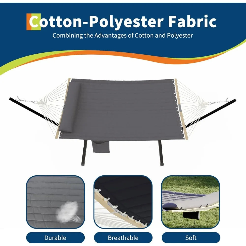 Double Hammock with Stand