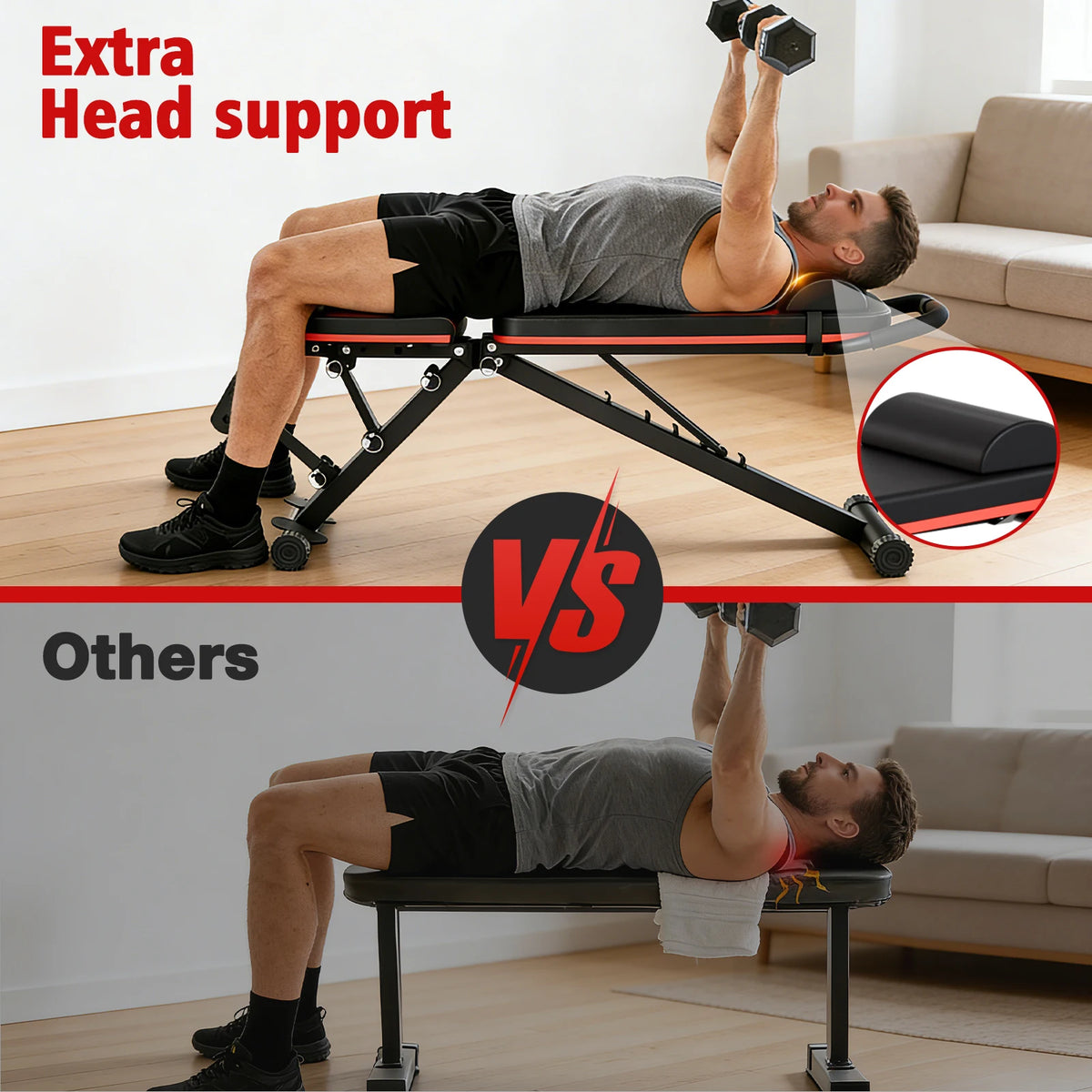 14-in-1 Foldable Dumbbell Bench Weight