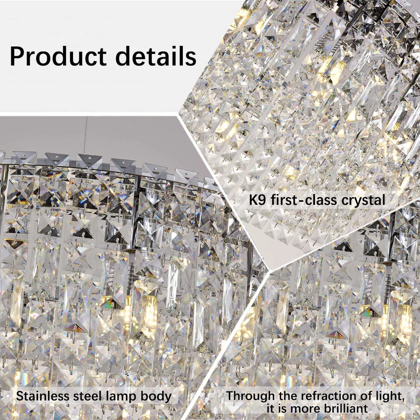 Modern Ceiling Crystal Chandelier