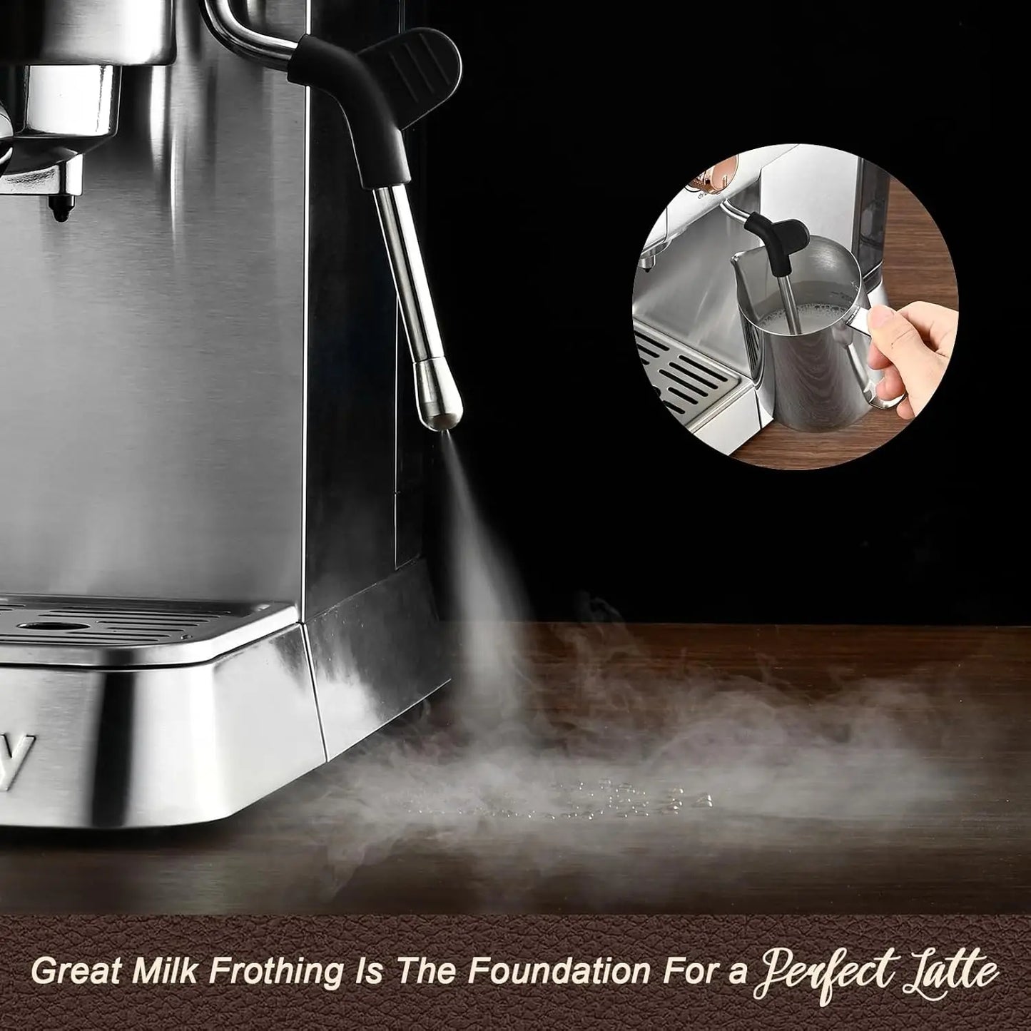 Espresso Machine with Milk Frother
