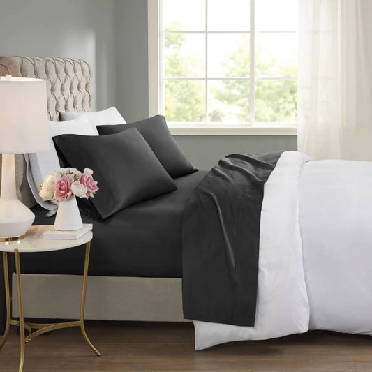 Cooling Cotton Blend Sheet Set with Pillowcase Included