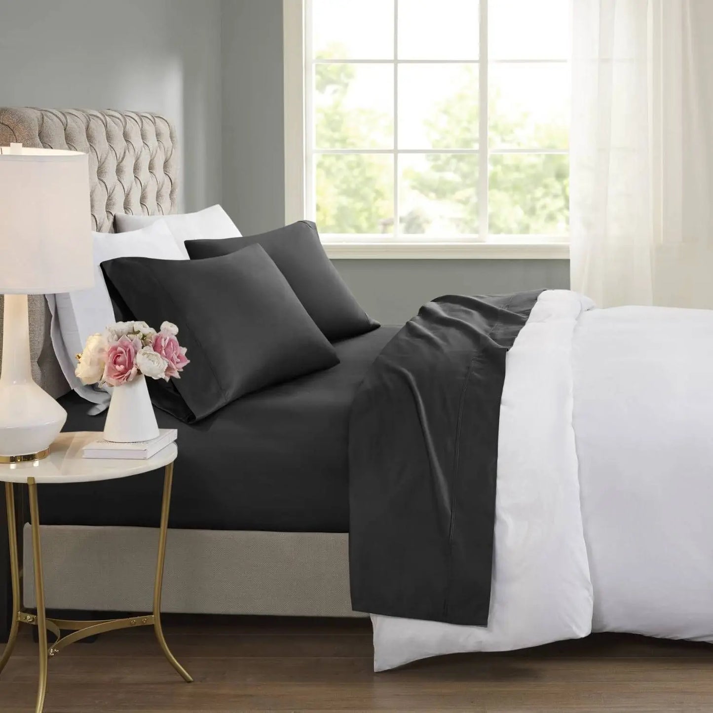 Cooling Cotton Blend Sheet and Pillowcase Set