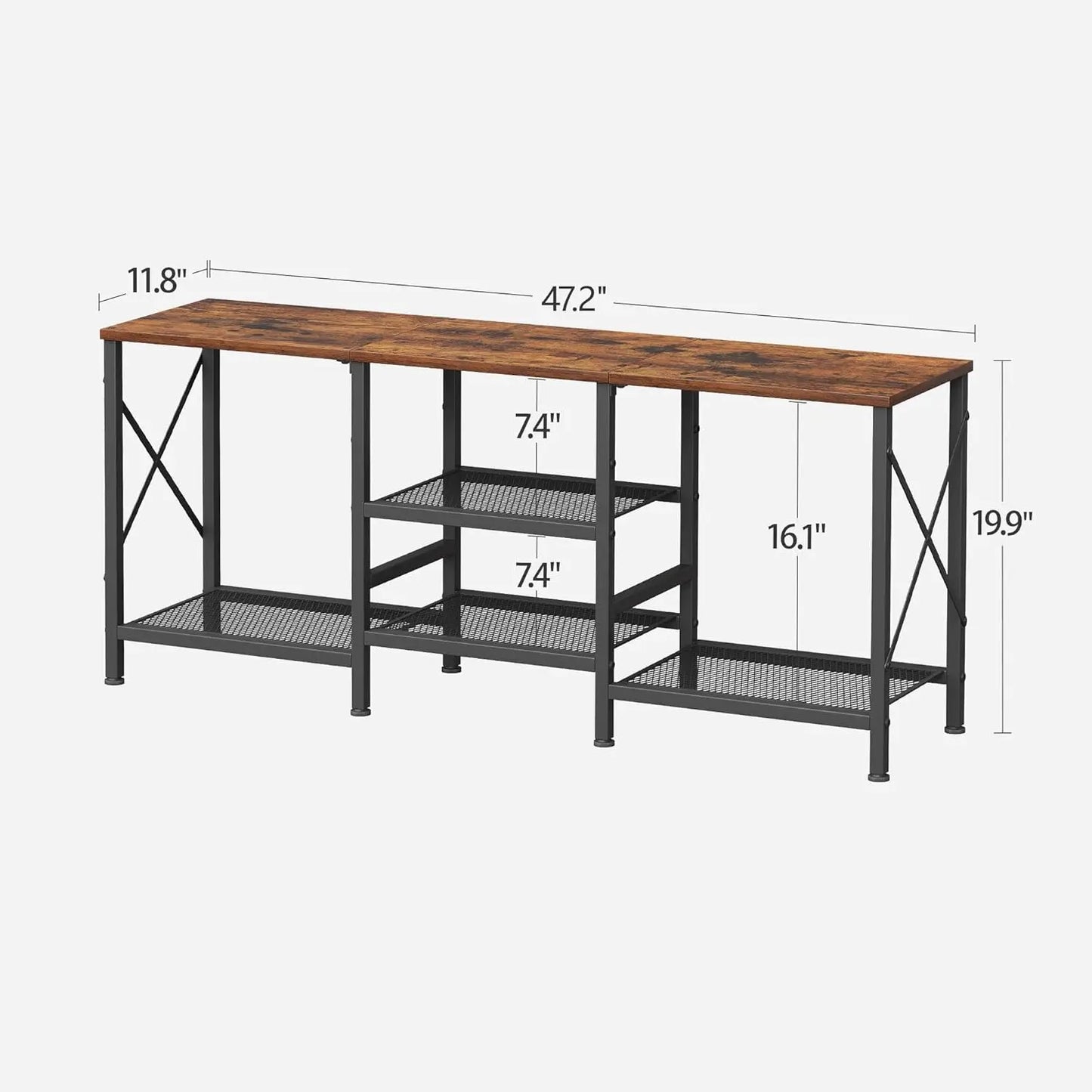Entertainment Center with  Open Shelves