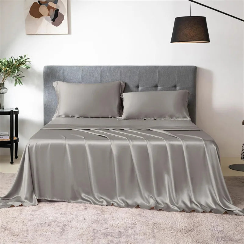 100% Mulberry Silk Bed Sheet Set