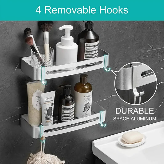 Aluminium Tower Rack with Hooks Organizer