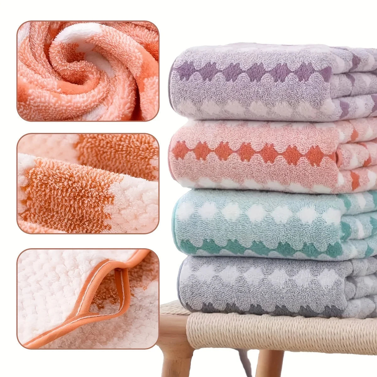 4 to 8 Piece Cotton Towel Set