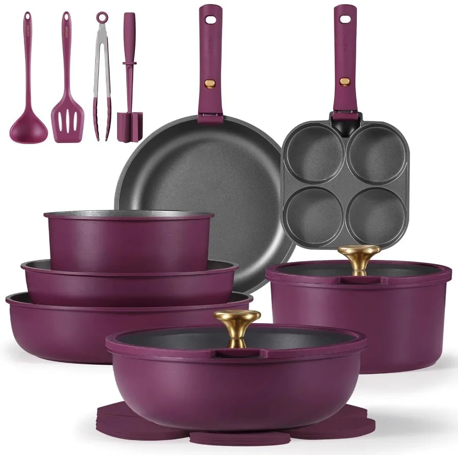 Pots and Pans Set Nonstick Cookware Set