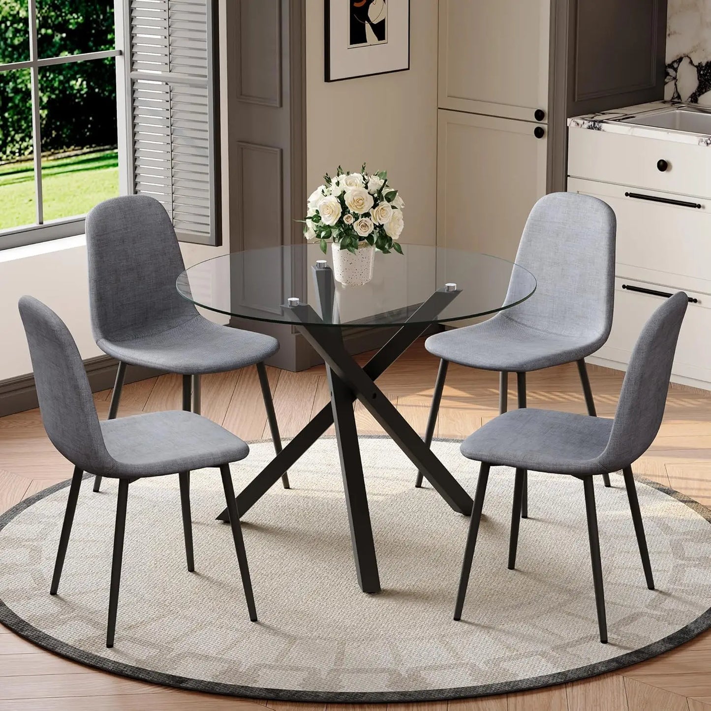 Round Dining Table Set