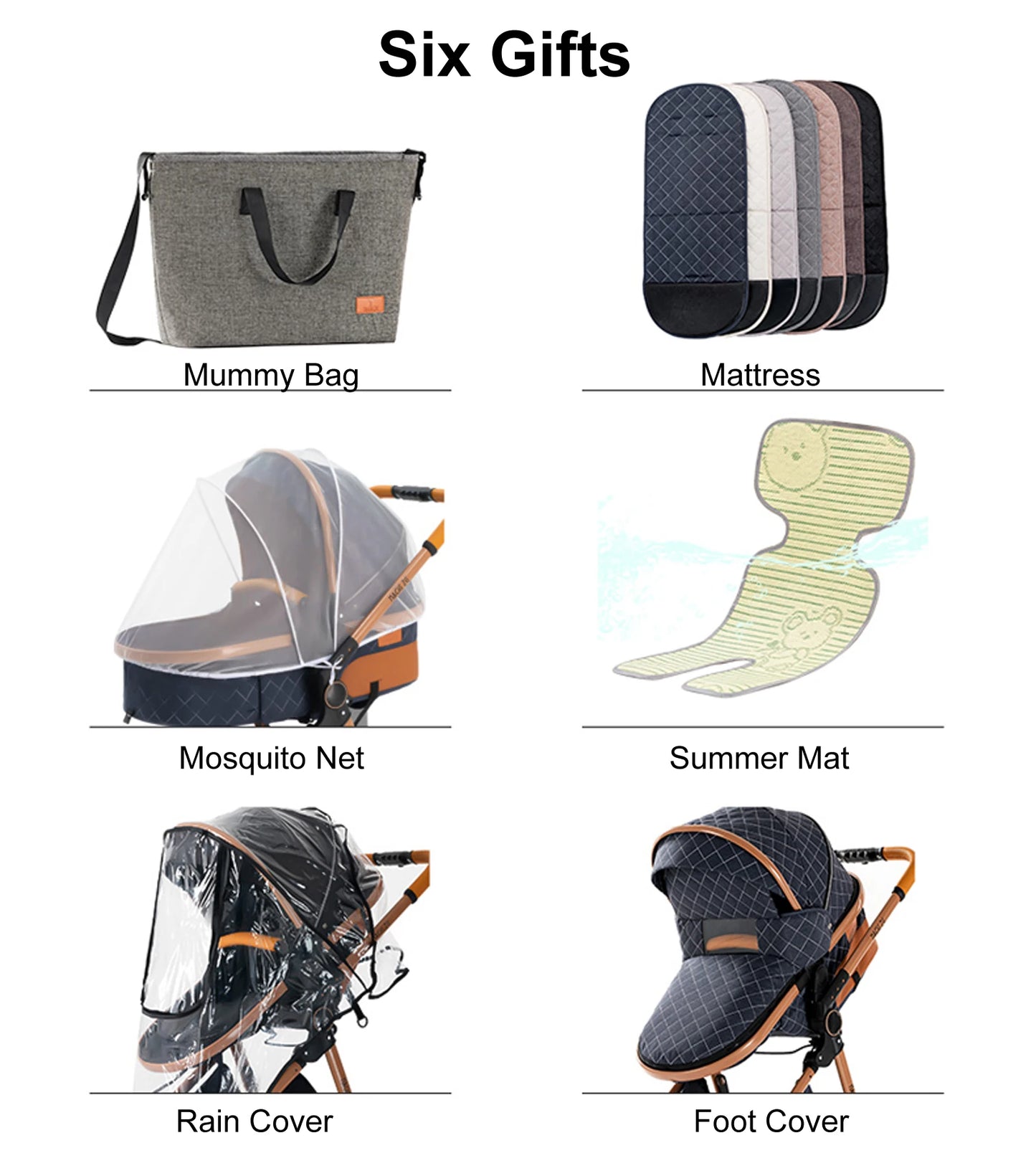 High Landscape 3 in 1 Baby Stroller