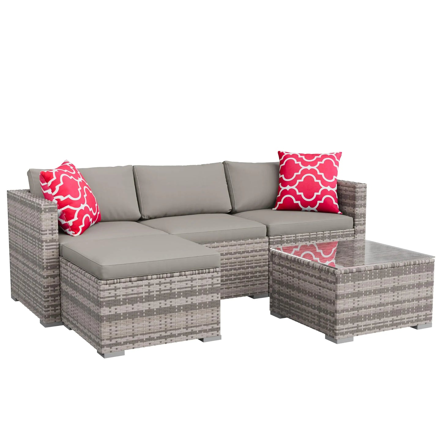 All Weather Wicker Patio Furniture Set
