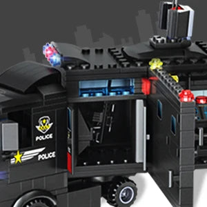 Boys Police Kit with Police Command Center Truck