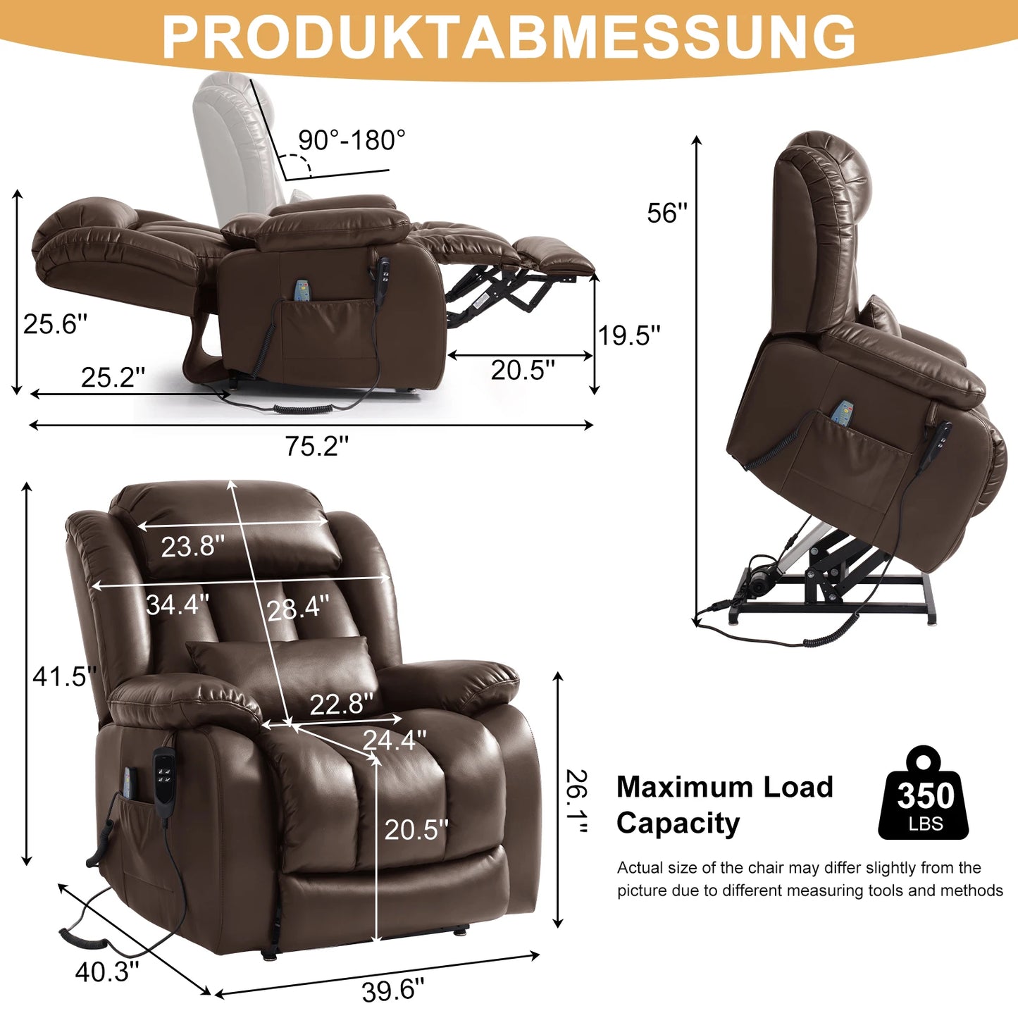 Power Lift Recliner Dual Motor