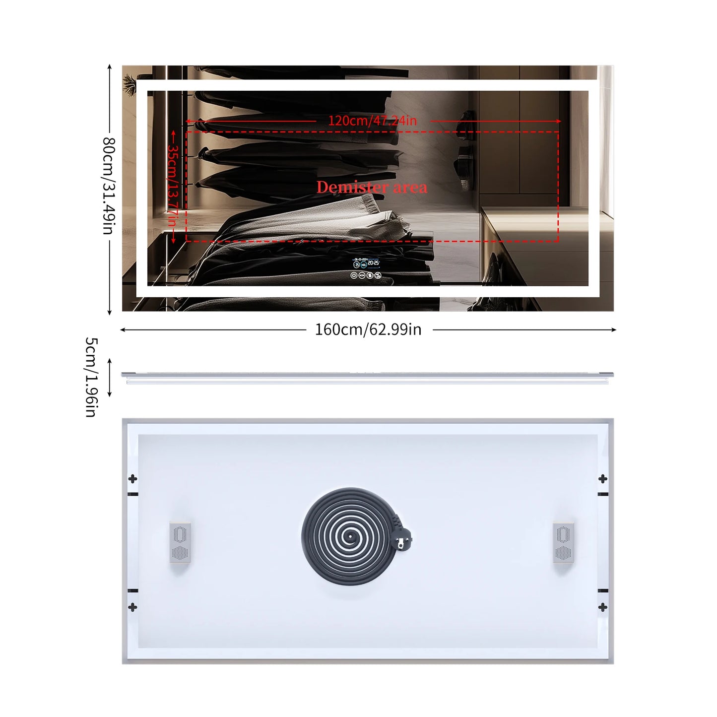 LED Vanity Mirror with Lights