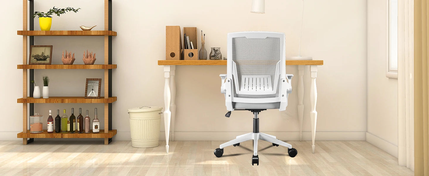 Ergonomic Computer Chair Flip-up Armrests