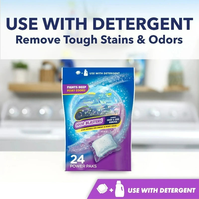 Odor Blasters Odor and Laundry Stain Remover Power