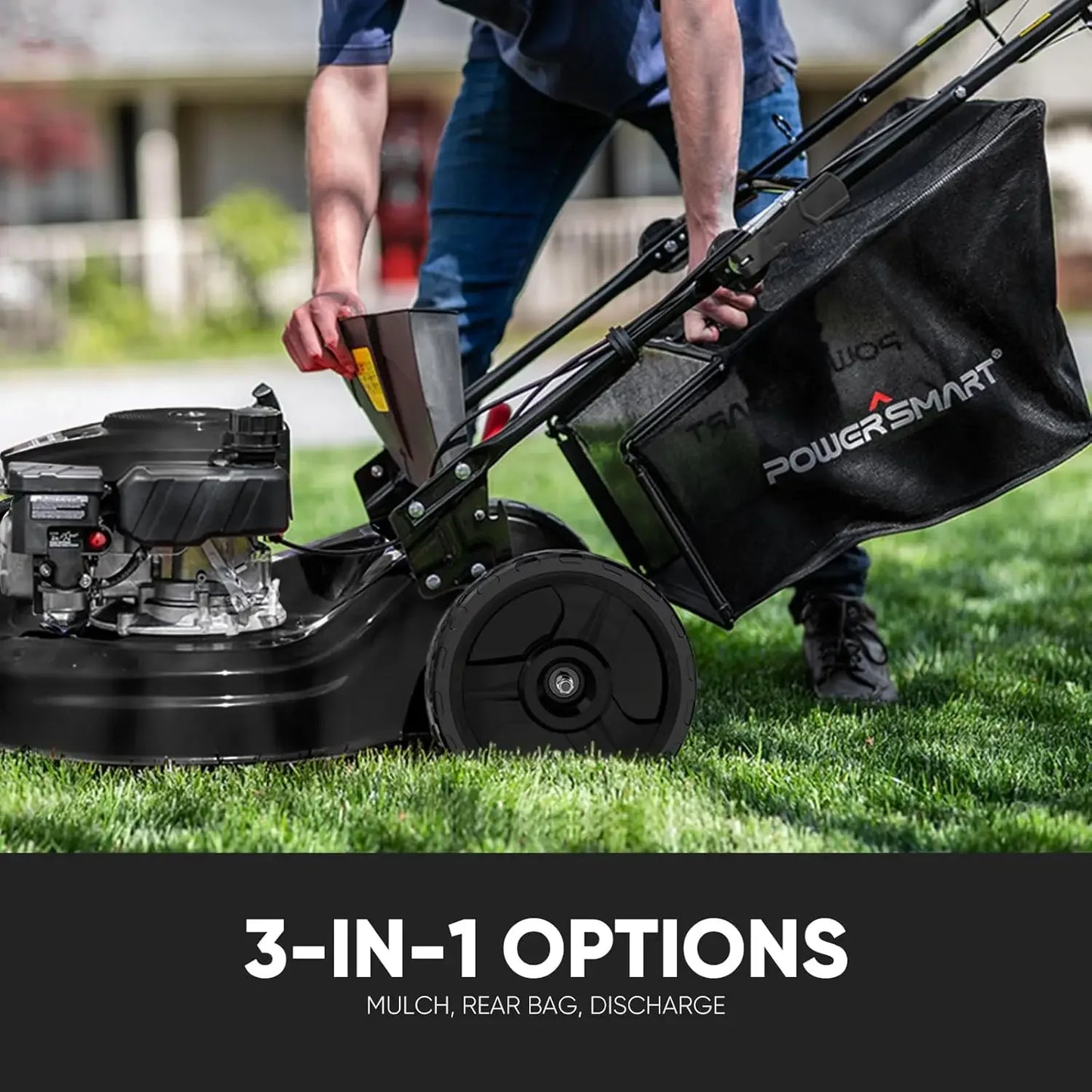Self Propelled Gas Lawn Mower - Rear Wheel Drive