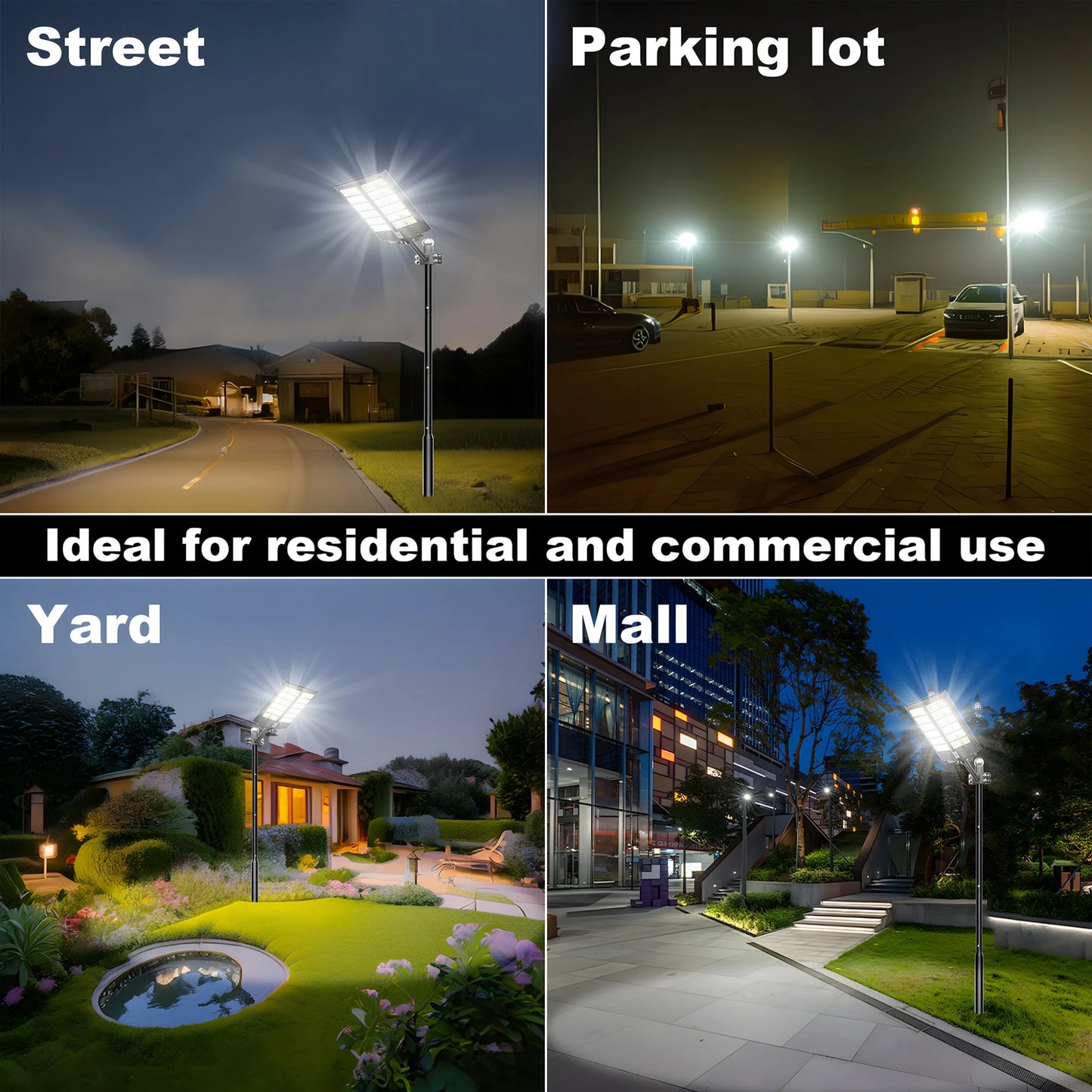 Solar Street Lights Solar Light Motion Sensor and Remote Control